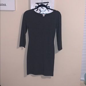 tight grey mini dress from F21